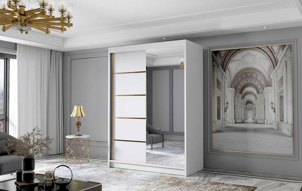 Nowość Szafa Przesuwna Goldi 120 V3 120 cm