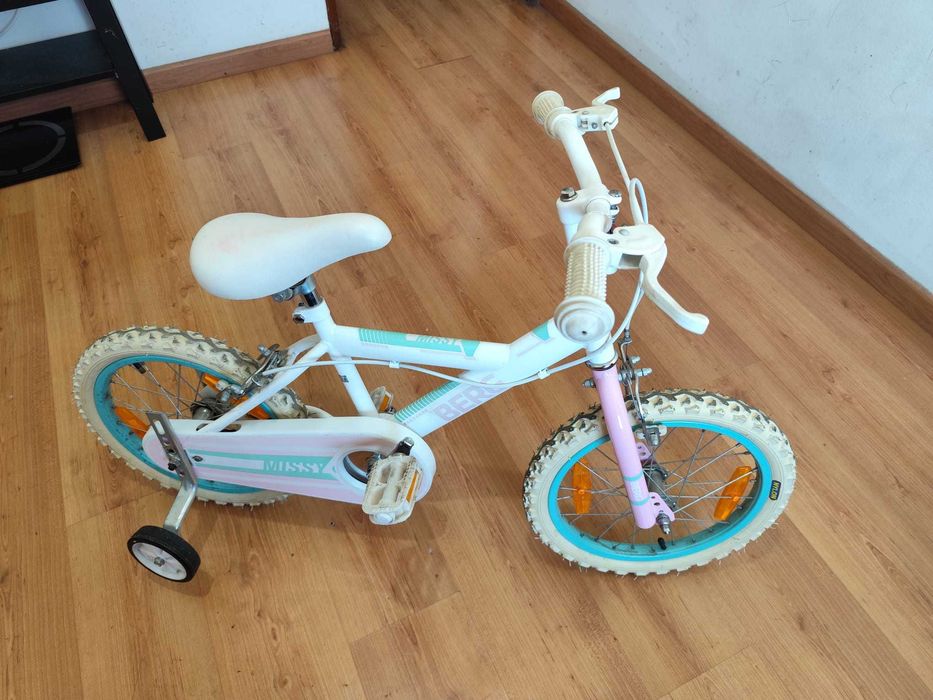 Bicicleta Criança Roda 16" 5-7 Anos Rosa Berg
