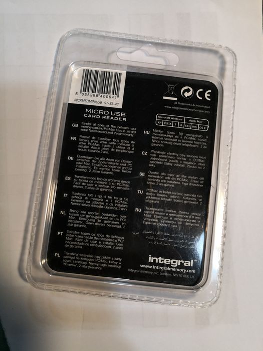 leitor de cartões USB compacto