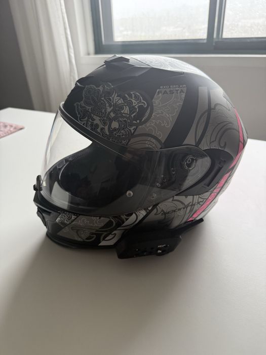 SCORPION Exo-520 Evo Air Fasta Matt Black / Silver / Pink (XS)