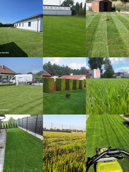 Zakładanie trawników, ogrodów, automatyczne nawadnianie ogrodów