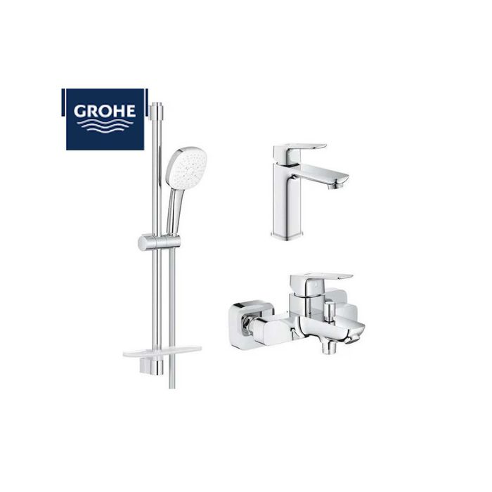 Grohe Набiр змiшувачiв Cubeo 3 в 1 для ванни (UA125246M)