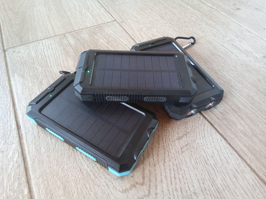 Powerbank solar 8000mah c\ lanterna