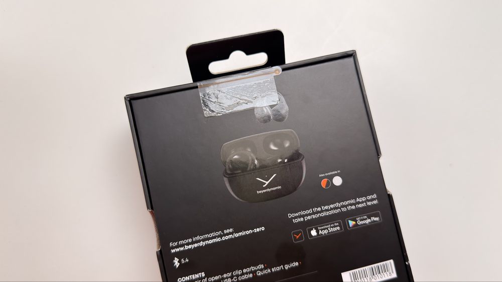 BEYERDYNAMIC Amiron Zero Clip Czarno-pomarańczowy