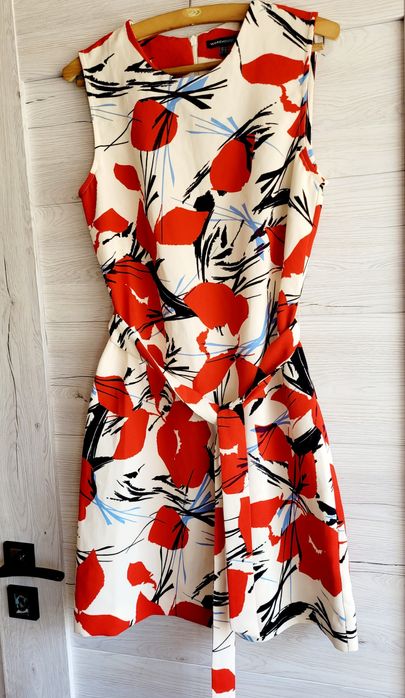 Sukienka Warehouse 12 L M Print Kwiatowy
