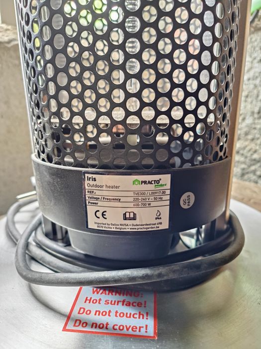 Aquecedor de exterior