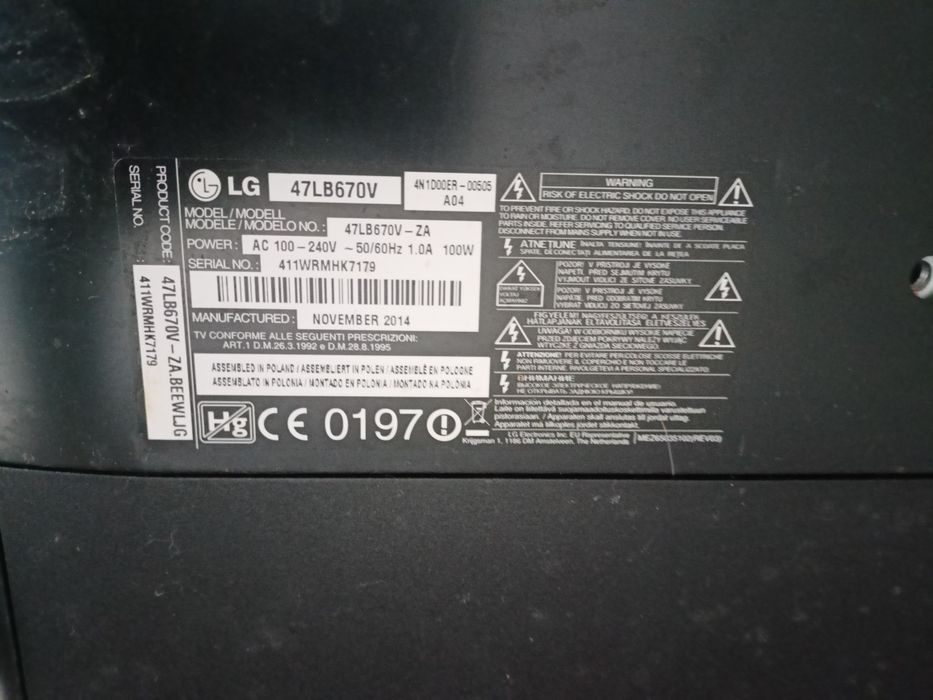 Telewizor LG 47LB670V