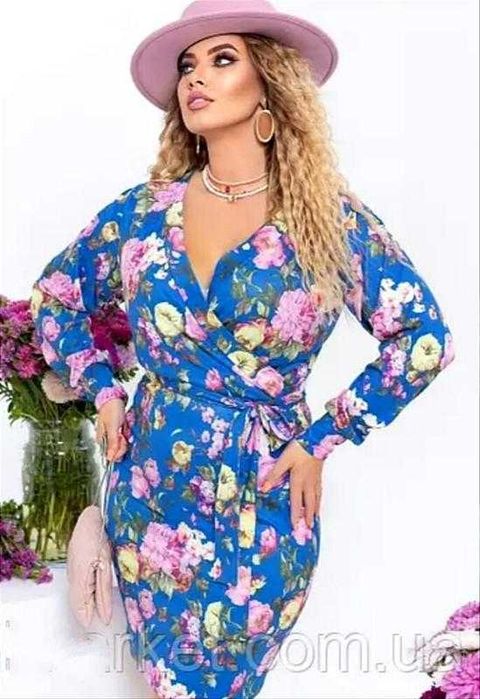 Бесподобное платье на шикарную красотку ткань под замш большой р 54-56