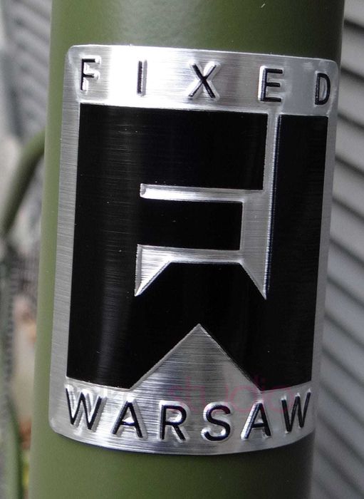 Rower FIXED WARSAW Gravel zielony matowy Double Bar Shimano Deore