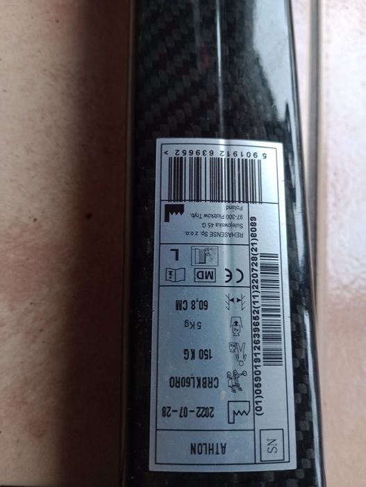 Balkonik Rolator Chodzik KarbonFirma Athlon