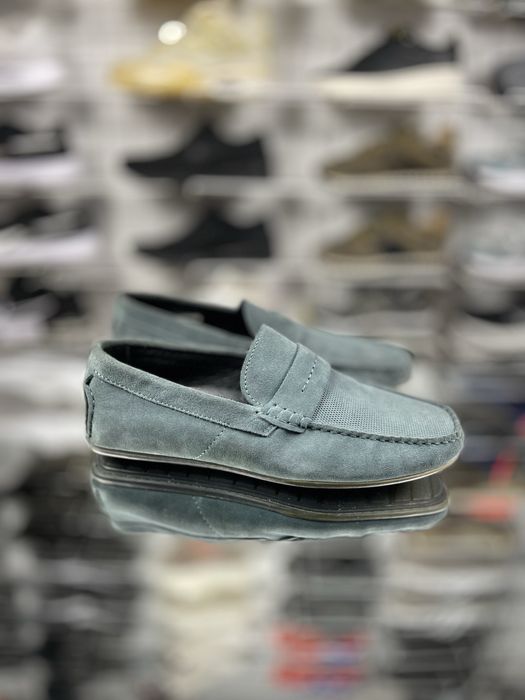 Замшевые лоферы мокасины Hugo Boss Dandy Suede Оригинал (Размер 43)