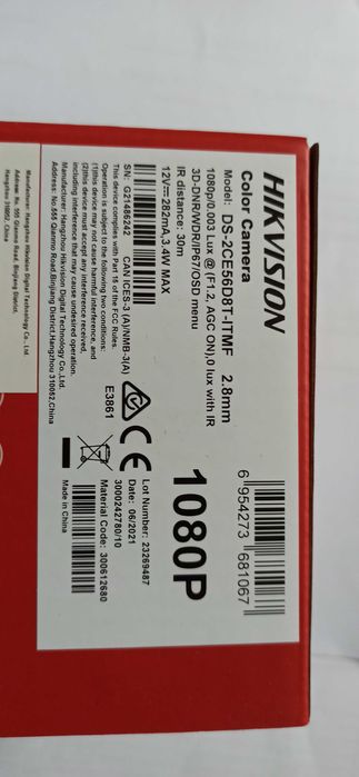 Kamera hikvision DS-2CE56D8T-ITMF