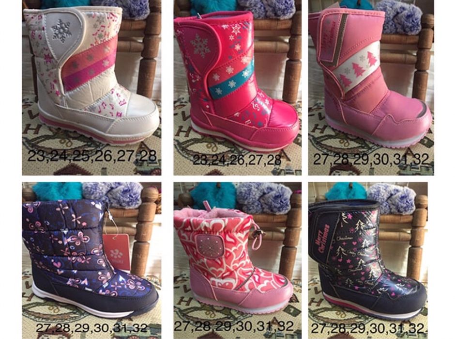 Дутики зимові для дівчинки Том.м 28-17,5 см