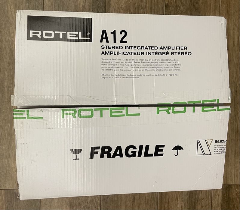 Rotel A12, wzmacniacz stereo Dac, Bluetooth USB