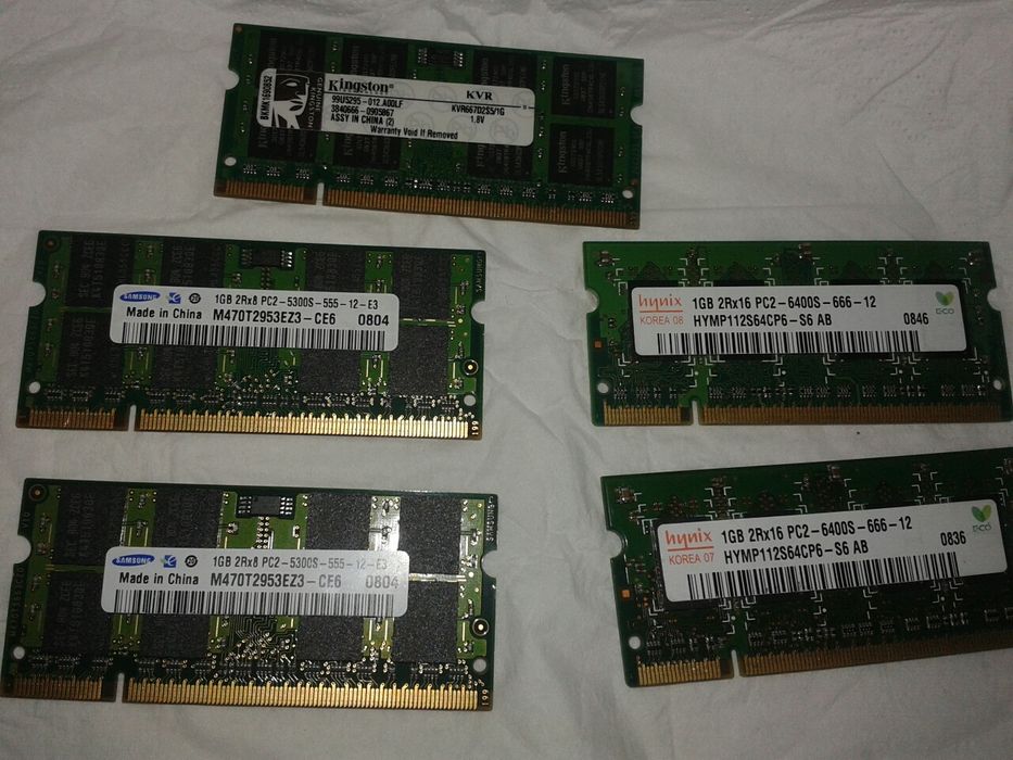 Pamięć Ram do laptopów