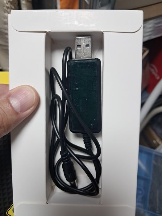 Перетворювач напруги MAXXTER USB 5V → 9V/12V, з дисплеєм