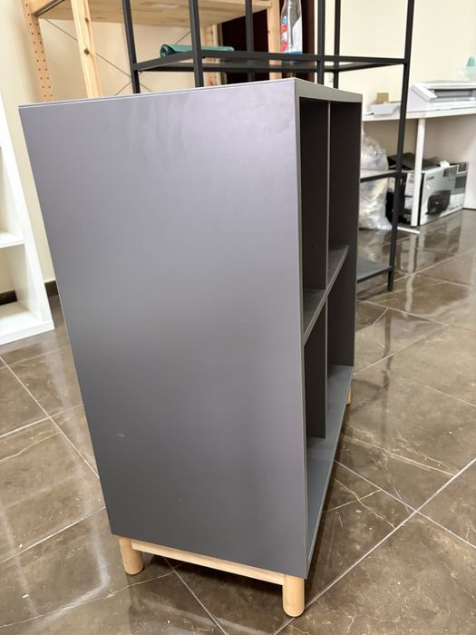 Estante ikea Eket cinza escura