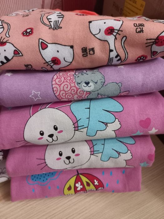 Пижамки на малышей . Байка, хлопок.