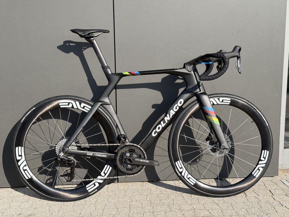 Colnago Y1-RS YSBC World Champion Roz. L lub M SRM PM9 Carbon Ti Dura Ace Di2 Enve 4.5 Pro CeramicSpeed Pogacar Mistrz Swiata 54 56 V5-RS UAE Aero