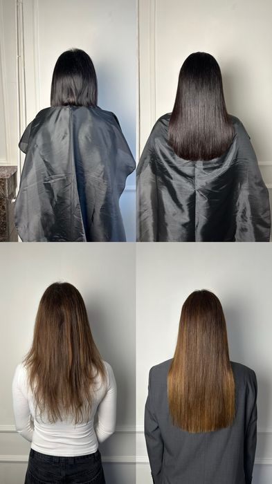 Нарощування волосся капсули бусинка