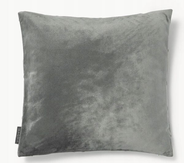 Poszewka na poduszkę z aksamitu Nobless 50 X50cm szara