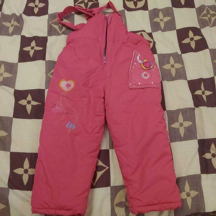 Зимний комбинезон полукомбинезон 98 104 110