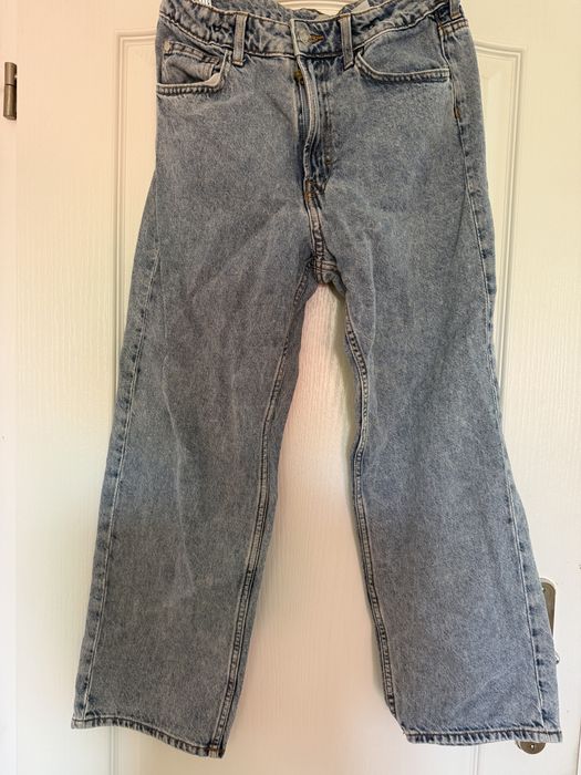 Jeansy chłopięce H&M loose fit 12-13 lat regulowany pas