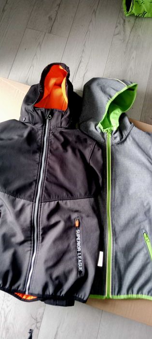 Kurtki 2 szt chłopięce Softshell