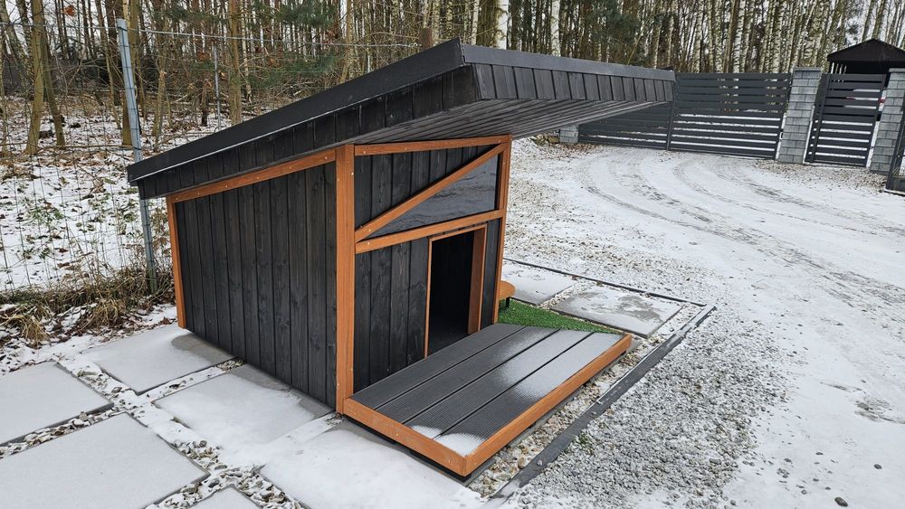 Ocieplona buda dla psa z ogrzewaniem led