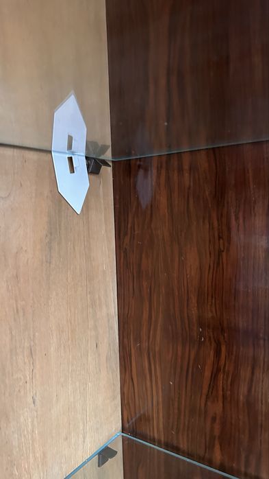 Witrynka szafka z półkami komoda vintage biblioteczka