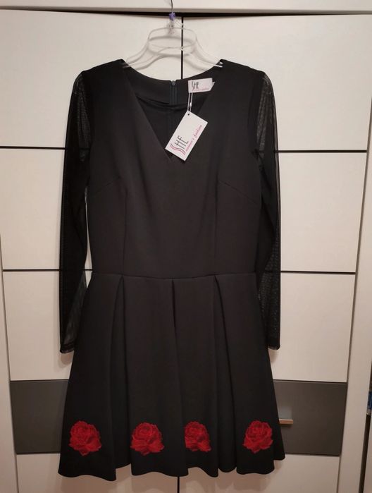 Sukienka okolicznościowa wesele 18stka urodziny impreza 40 L