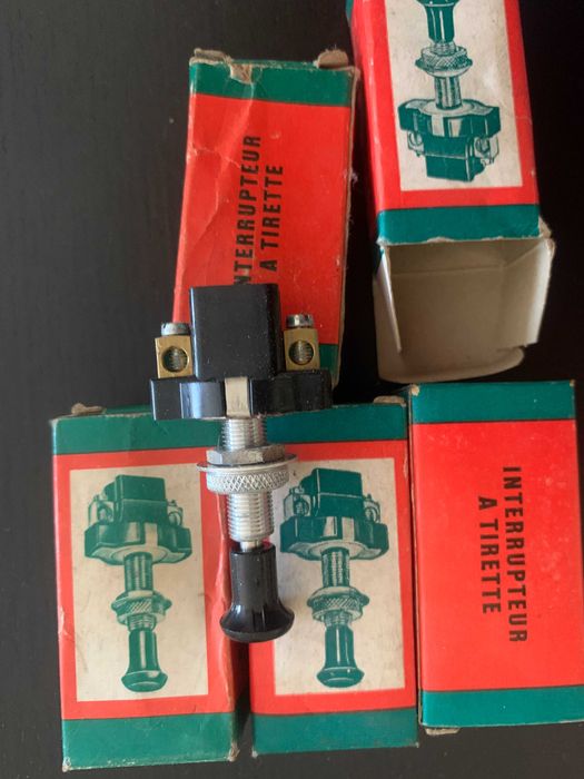 Interrupteur À Tirette schubschalter - 5 interruptores - NOVOS