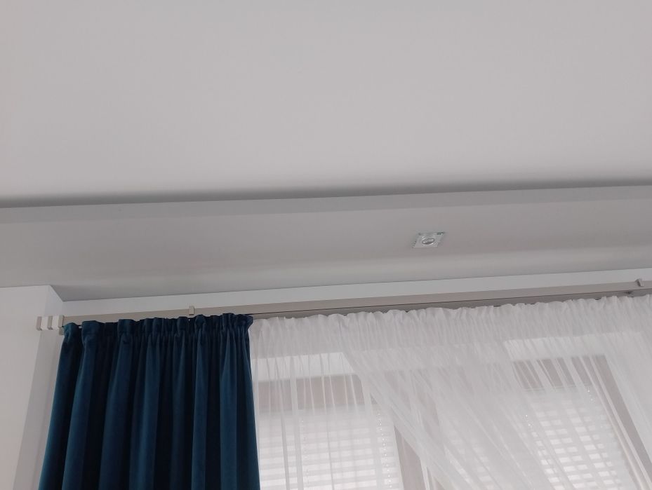 Karnisz apartamentowy aluminiowy 2 szynowy