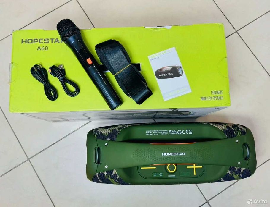 Колонка Hopestar A60 100w +микрофон