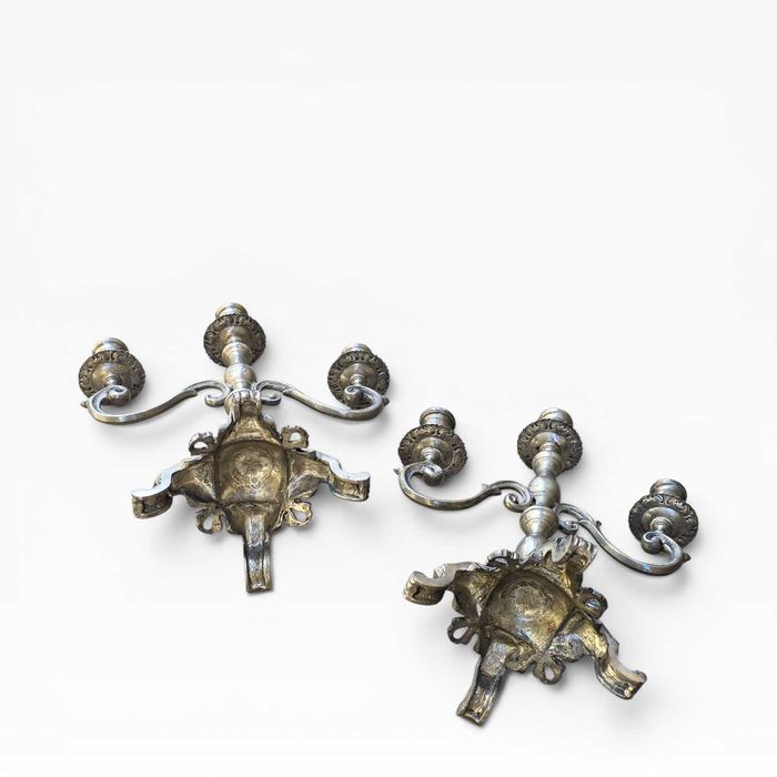 Par Candelabros Alcaide em Estanho Puro — Made in Portugal