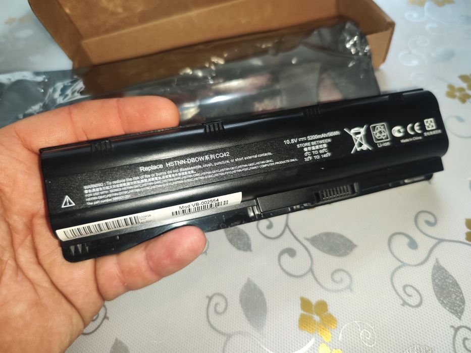 Продам Батарея HSTNN-DB0W5200mAh 10.8V для ноутбука HP(CQ42-3S2P-5200)