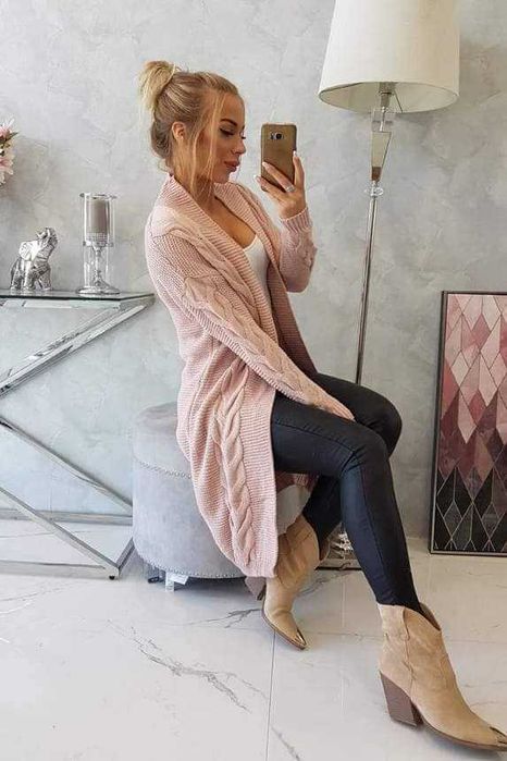 Sweter Kardigan splot warkocz- super jakość, płatność przy odbiorze!!!