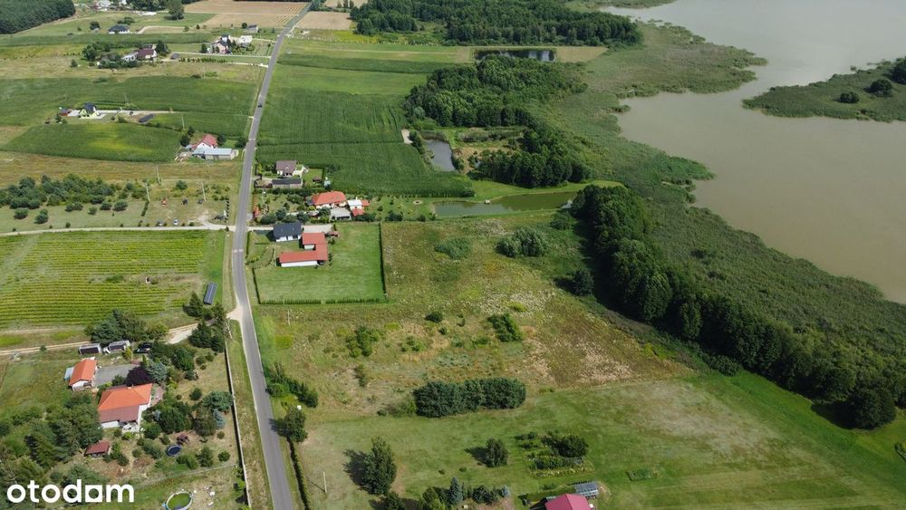 Działka z linią brzegową jeziora, WZ w trakcie realizacji - Widok 2