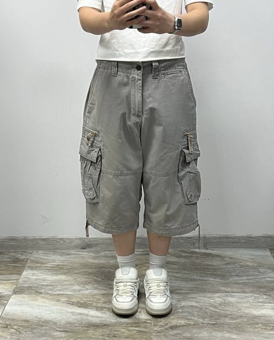 Вінтажні широкі шорти Molecule Baggy cargo shorts rap широкие шорты карго бегги