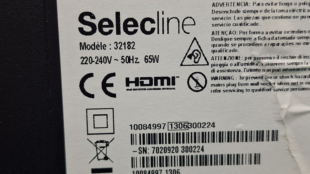 TV Led de 32 polegadas Seletline