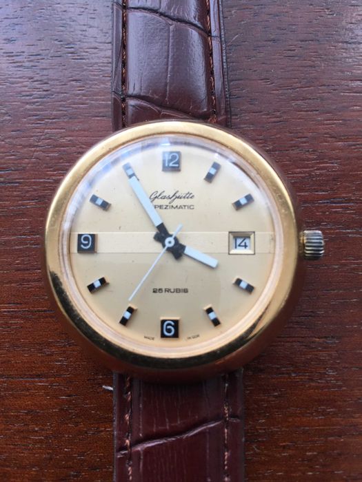 glashutte automatic srednica 42mm tarcza kolor ekri