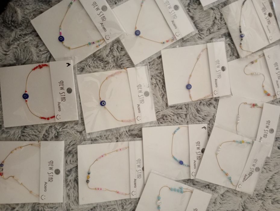 Lote Pulseiras e brincos
