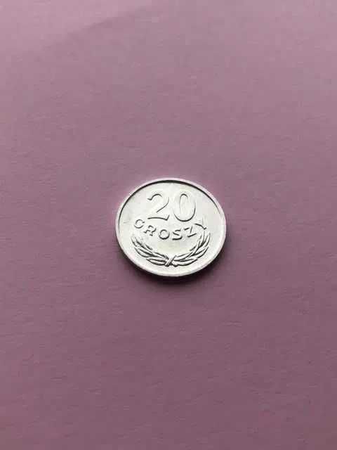 20 Groszy . PRL - rok 1972 . Stan I