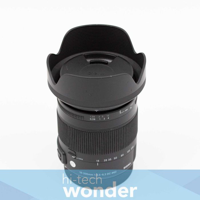 Sigma 18-200mm F3.5-6.3 II DC OS HSM para Canon EF