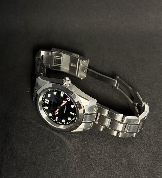 Relógio Automático Seiko Mod Black Seamaster