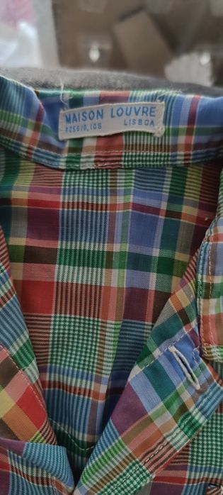 Camisa xadrez de rapaz