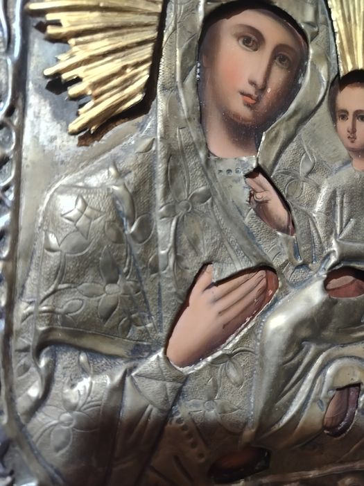 Икона.старовина.Богородица.