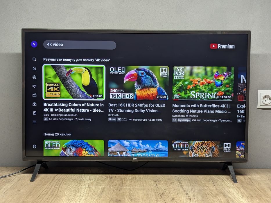 LG43UJ6309  4K Ultra HD Smart TV,Wi FI / 2017 /