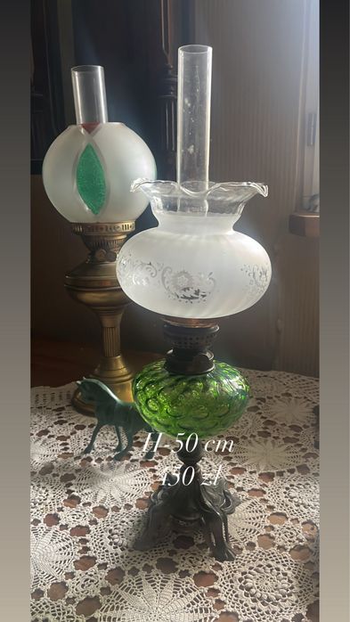 Lampa naftowa Art Deco