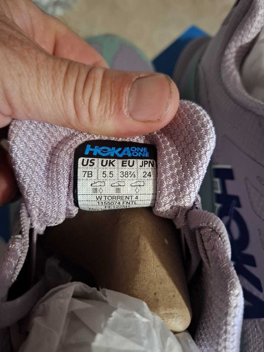 Sapatilhas HOKA Torrent 4 rosa verde lilás mulher